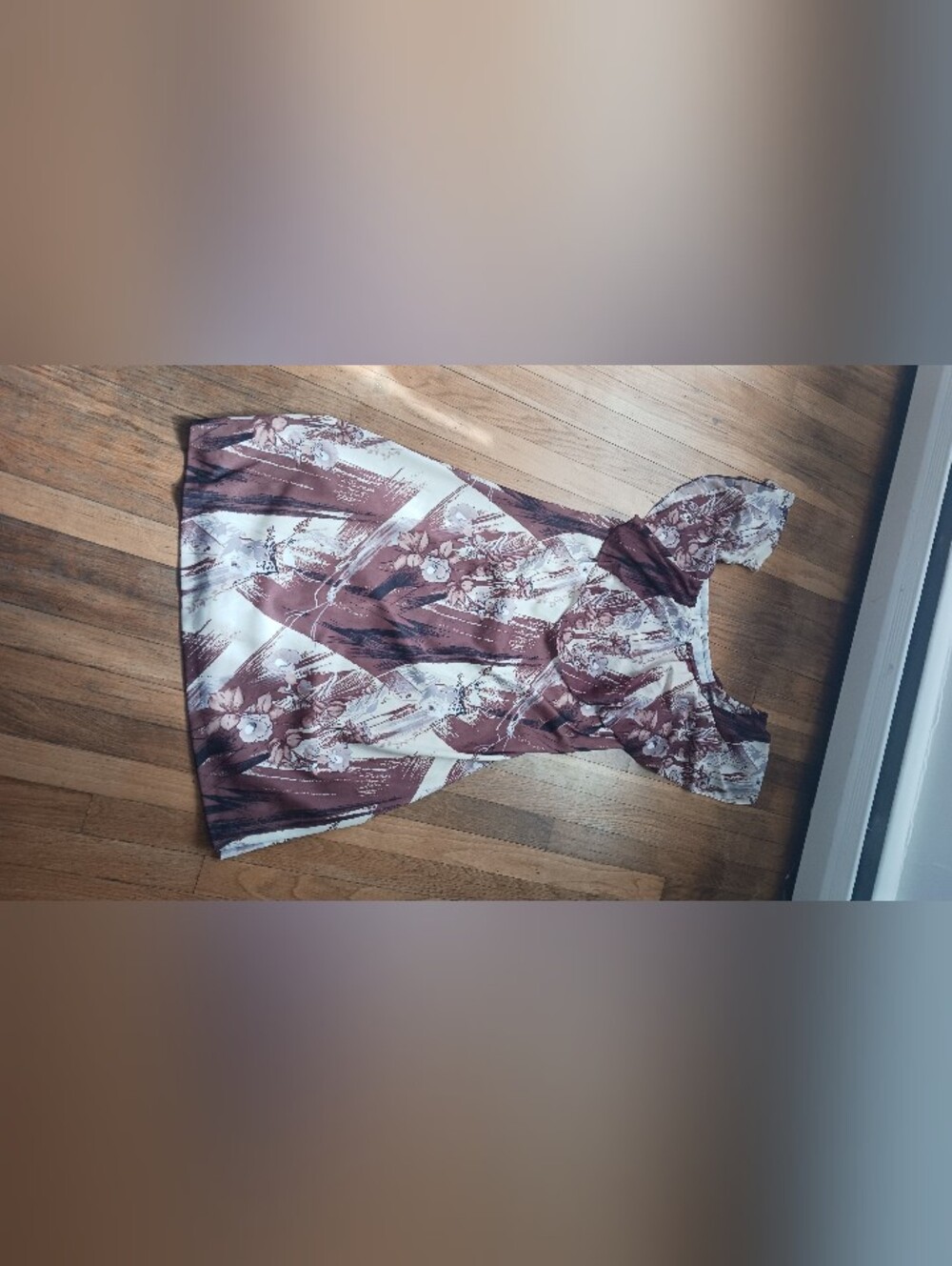Brown/cream Vintage Dress